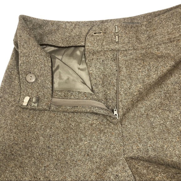 Ann Taylor Wide Leg Flat Front Wool Blend Trousers Sz 8 - Picture 4 of 9